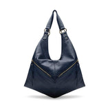 Wonder Woman Navy blue leather Backpack /Slouch Bag by Mary and Marie - maryandmarie